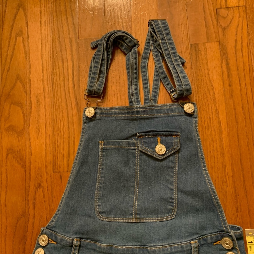 AQ American Quality Denim Jean Overalls. Size 11 Juniors